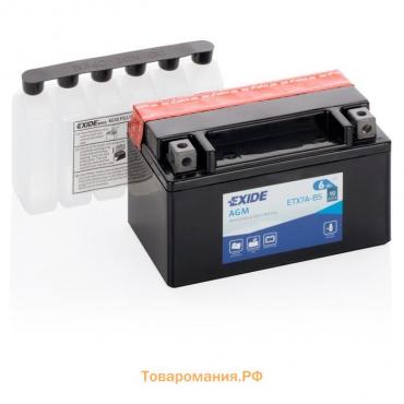 Аккумуляторная батарея Exide 6 Ач ETX7A-BS, прямая полярность