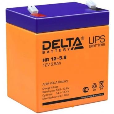 Батарея для ИБП Delta HR 12-5,8, 12 В, 5,8 Ач