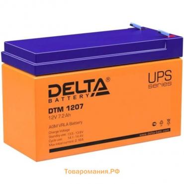 Батарея для ИБП Delta DTM 1207, 12 В, 7,2 Ач