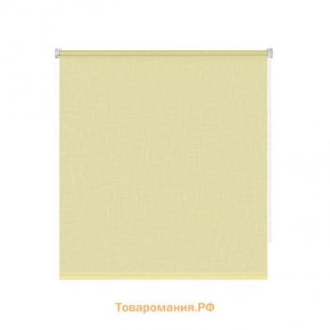 Рулонная штора «Шантунг», 50х160 см, цвет лимонный