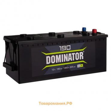 Автомобильный аккумулятор Dominator 190 А/ч, 1300 А, 513х223х223, обратная полярность